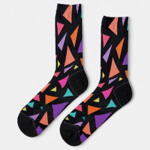 Multi-colored triangle geometric pattern