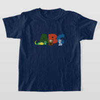 Multi-colour ABC lettering T-Shirt.