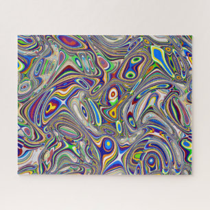 Multi Colour Abstract 2, 2018 (photo) SVP Images Jigsaw Puzzle