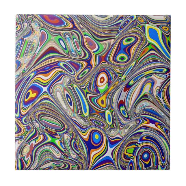 Multi Colour Abstract 2, 2018 (photo) | SVP Images Tile (Front)