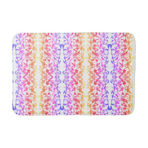Multi Colour Abstract Bath Mat