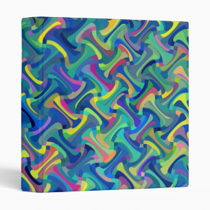 Multi-Colour Abstract Pattern Binder