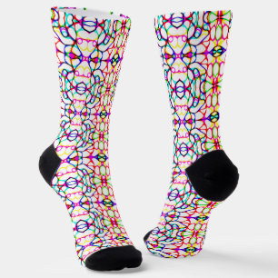 Multi-Colour Abstract Pattern Socks