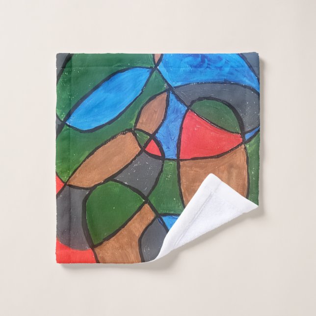 Multi Colour Bathroom Towel Set (Wash Cloth)