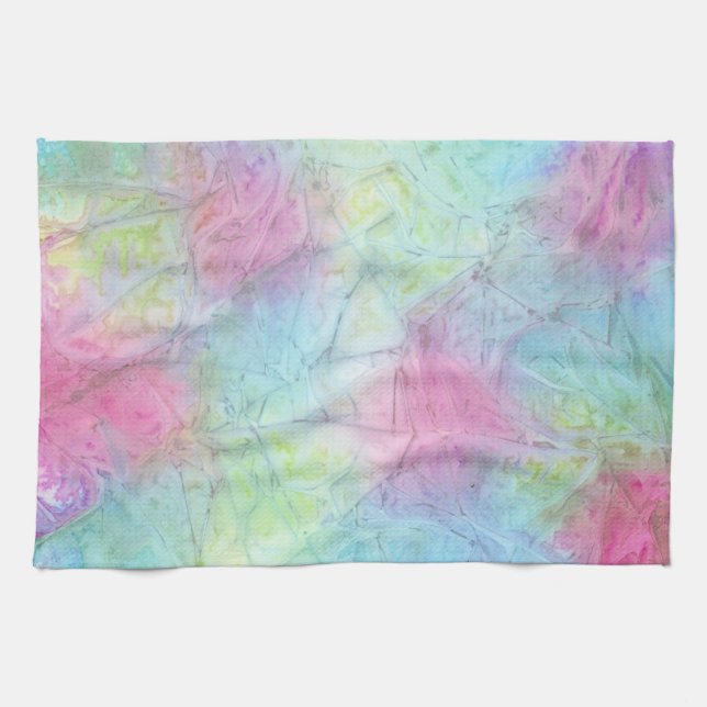 Multi Colour Blur Kitchen Towel (Horizontal)