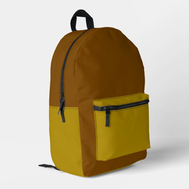 Multi-Colour Brown Backpack (Back Corner Left)