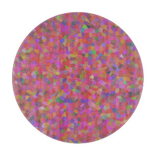 Multi colour confetti design    cutting board