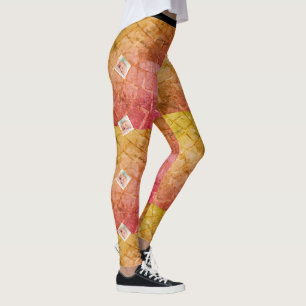 Multi-colour Customized Leggings
