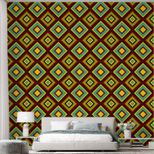 Multi‑Colour Diagonal Stripes Wallpaper – Modern