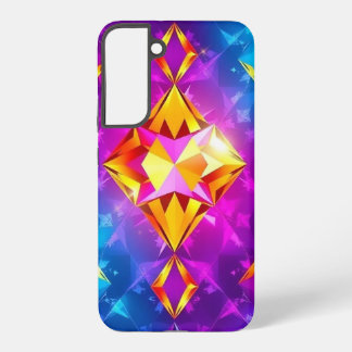 Multi-Colour Diamond Pattern Mobile  Samsung Galaxy Case