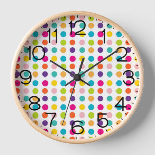 Multi Colour Dots Clock