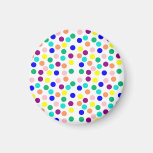 Multi colour dots magnet