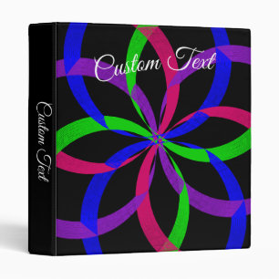 Multi Colour Figure 8 Geometric Binder