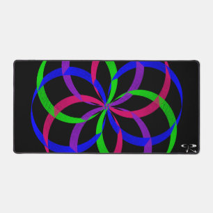 Multi Colour Figure 8 Geometric Mouse Pad Mat
