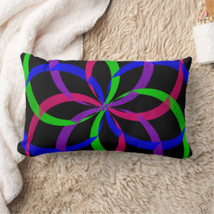 Multi Colour Figure 8 Geometric Throw Pillow