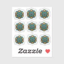 Multi-Colour Flower Bloom Sticker