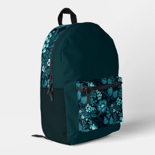 Multi-Colour 'Flower Pattern' Backpack