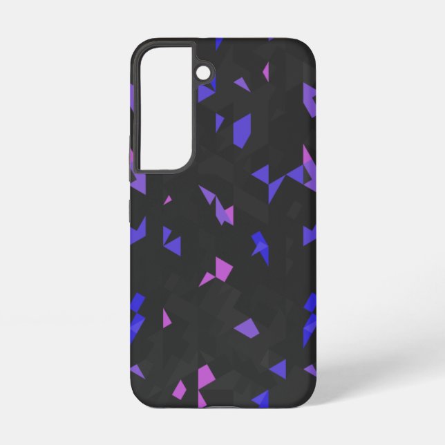 Multi-Colour Geometric Polygons Galaxy S22 Cases (Back)