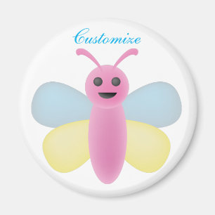 Multi-colour Kawaii Bee Thunder_Cove Magnet
