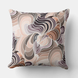 Multi-Colour Lavender/Taupe Reversible Pillow