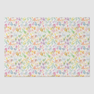 Multi-Colour Layers of Lively Leaves Tissue Paper