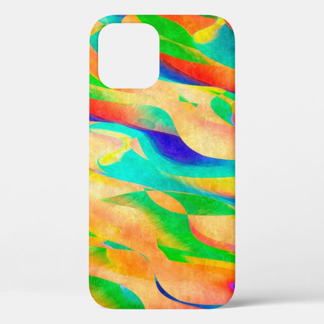 multi colour paint art abstract wallpaper backgrou Case-Mate iPhone case (Back)