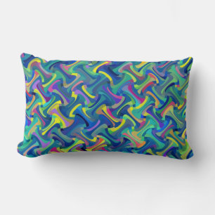 Multi-Colour Pattern Lumbar Pillow