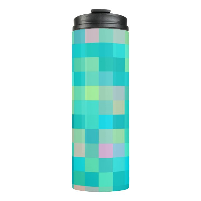 Multi-Colour Pattern Thermal Tumbler (Front)
