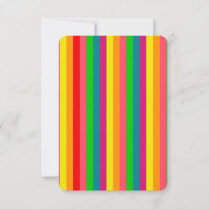 Multi Colour Rainbow Vertical Stripes Pattern