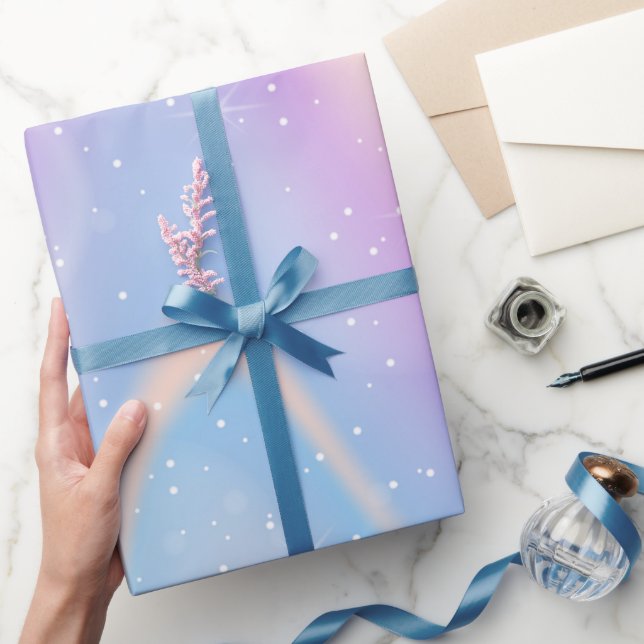 Multi Colour Rainbow Watercolor Wrapping Paper (Gifting)