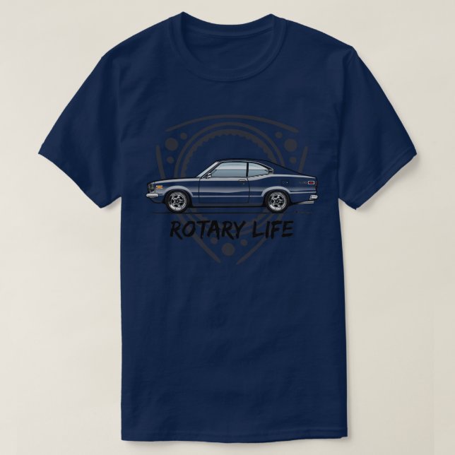 Multi Colour Rotary Life1 T-Shirt (Design Front)