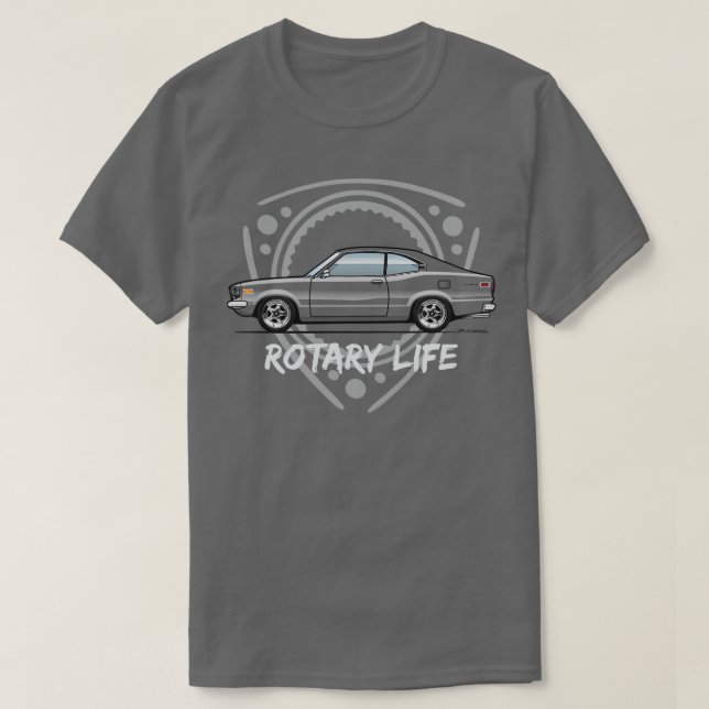 Multi Colour Rotary Life2 T-Shirt (Design Front)