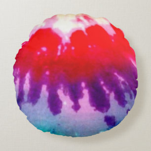 Multi colour round pillow