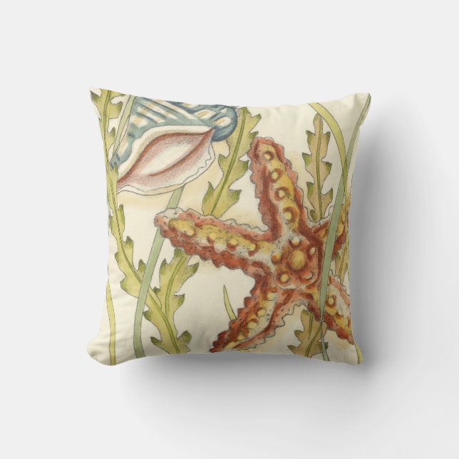 Multi-Colour Shell Party Throw Pillow (Front)