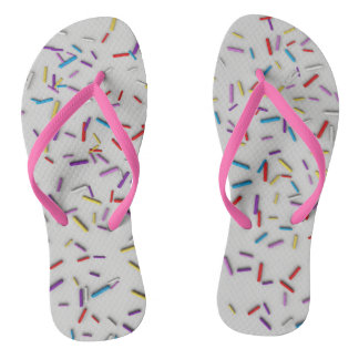 Multi Colour Sprinkles Flip Flops