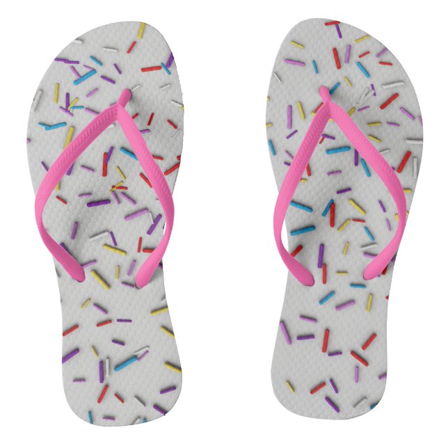 Multi Colour Sprinkles Flip Flops (Footbed)