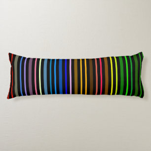 Multi Colour Stripe Pattern Body Pillow
