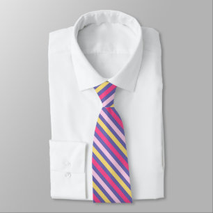 Multi-colour Stripe Pattern Tie 
