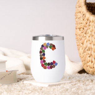 Multi-colour Tulip Lettered “C”