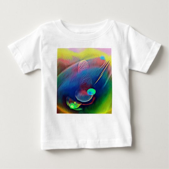 Multi+Colour Universe Abstract Alien Worlds Baby T-Shirt
