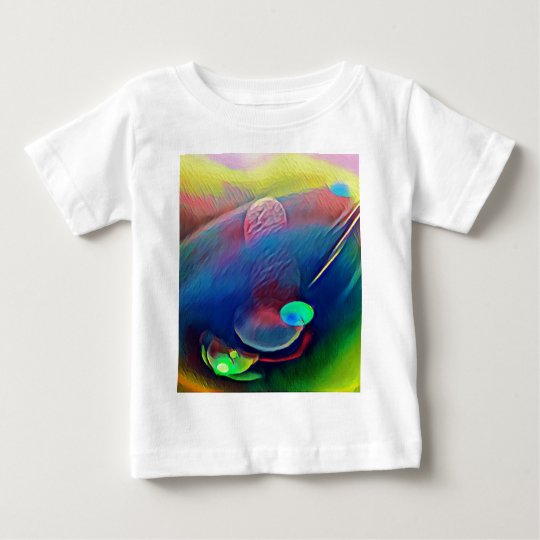 Multi+Colour Universe Abstract Alien Worlds Baby T-Shirt