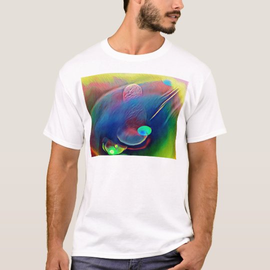 Multi+Colour Universe Abstract Alien Worlds T-Shirt