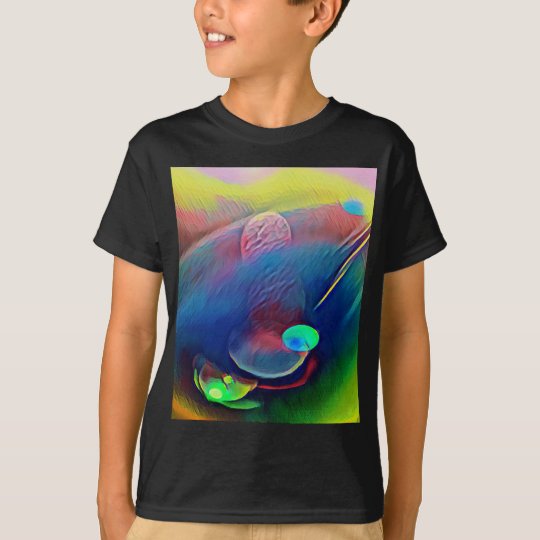 Multi+Colour Universe Abstract Alien Worlds T-Shirt