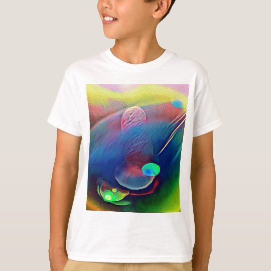 Multi+Colour Universe Abstract Alien Worlds T-Shirt