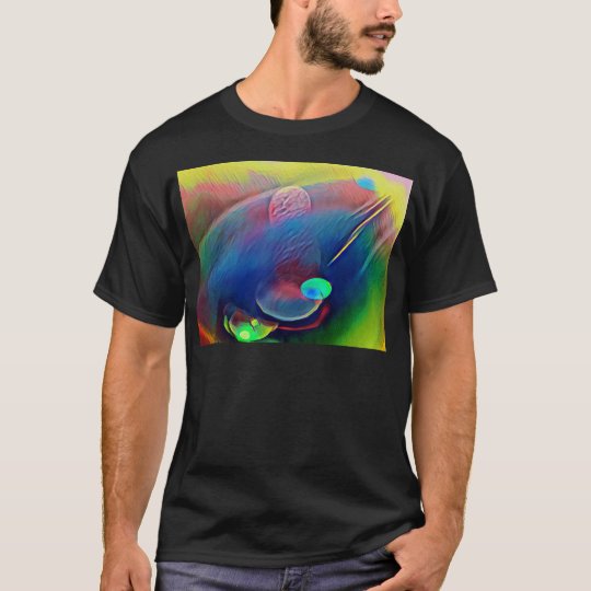Multi+Colour Universe Abstract Alien Worlds T-Shirt