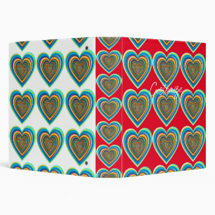Multi-colour Valentine Heart Thunder_Cove Binder