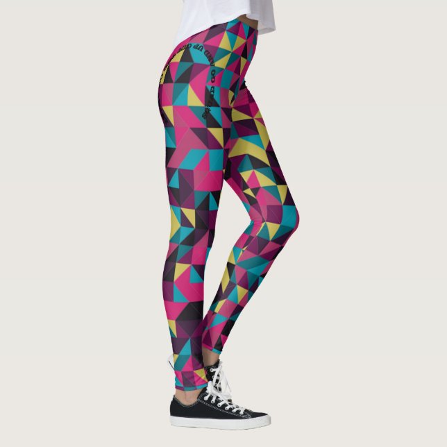 Multi-colour yoga leggings (Right)
