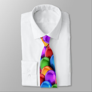 Multi-Coloured Balloons Tie