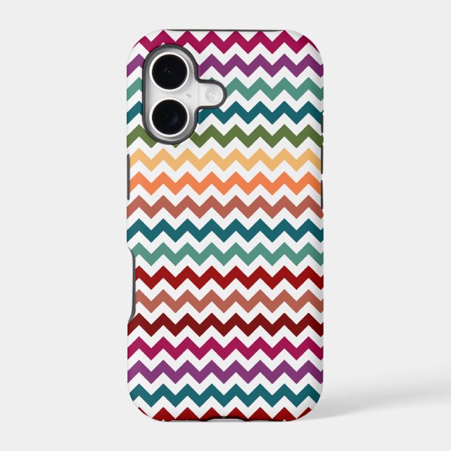 Multi-Coloured Chevrons | Customizable (Back)