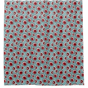 Multi-coloured circles and rings retro sixties